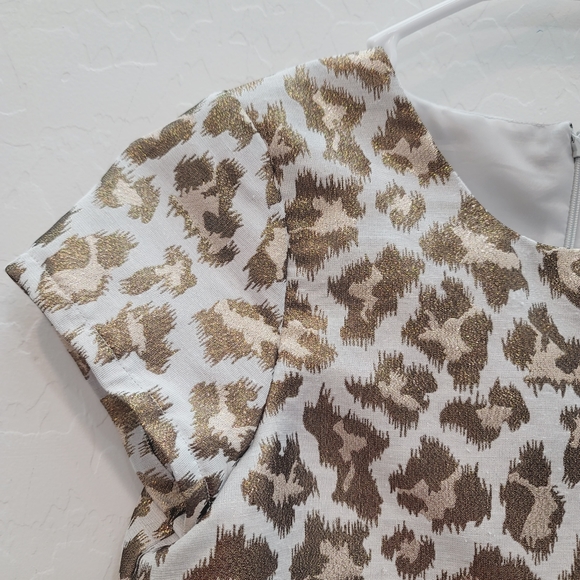 💕 Cherokee Metallic Animal Print Top Girls Size Large 10-12 - Picture 6 of 12